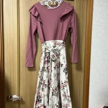 tocco closet 프릴 도킹 원피스