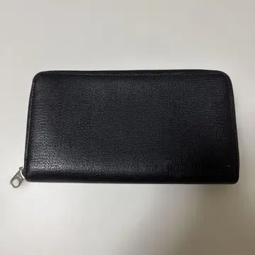 블랙 장지갑 합성 피혁