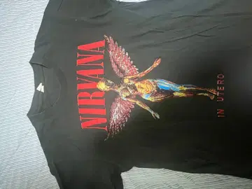 NIRVANA IN UTERO TOUR 티셔츠