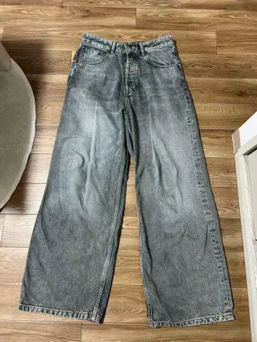 ZARA EUR 38 엑스트라 배기 데님