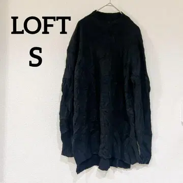 새상품급 LOFT [ S ] 블랙 스웨터 프티 하이넥 겨울 의류 가을 옷