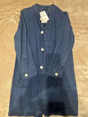 ZARA 택 포함 새상품 데님 롱 셔츠