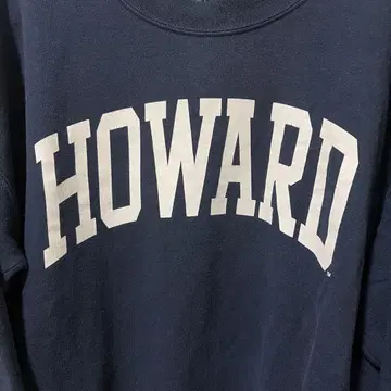 MVsport 네이비 HOWARD 네이비 칼리지 프린트 맨투맨