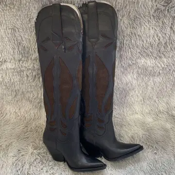 ZARA 자라 롱 웨스턴 부츠 일본 한정품 23AW 23cm