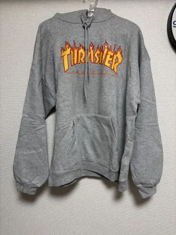 THRASHER 트레셔 매거진 후드티 맨투맨 그레이 L