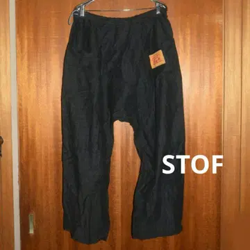 STOF 울 x 면 와이드 팬츠 그레이