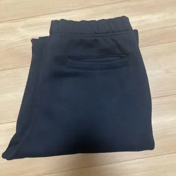 GU 헤비 웨이트 맨투맨 팬츠 블랙 XL 사이즈
