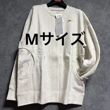 새상품 츠모리치사토 고양이 무늬 맨투맨 블루종 가디건 룸웨어 [ M ]