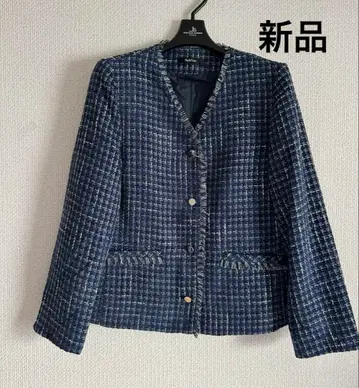 택 포함 새상품*NAVY 트위드 자켓 Stylenode 9호