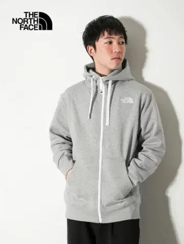 THE NORTH FACE 그레이 집업 후드티