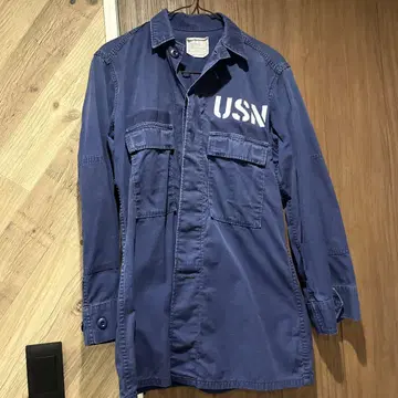 USN 로고 네이비 밀리터리 자켓 36R