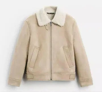 자라 더블 페이스 페이크 스웨이드 자켓 무스탕 자켓