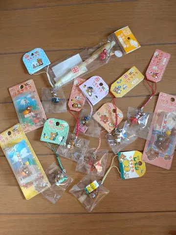 리락쿠마 지역 한정 족쇄 참 볼펜 모음