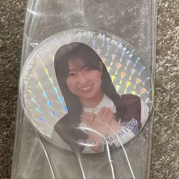 히나타자카46 시미즈 리오 캔뱃지 오모테나시회 레어 키라