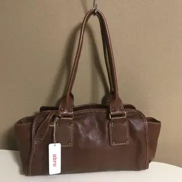 새상품급 천연 가죽 abro 핸드백 소가죽 숄더백 BR 가죽