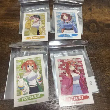 [새상품] GIGO 5등분의 신부 사진풍 카드 스트릿 코디 2025