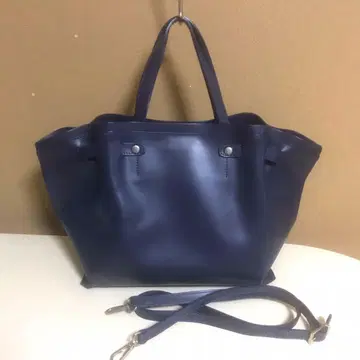 새상품급 천연 가죽 MARCOBIANCHINI 소가죽 토트백 숄더백