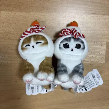 모프 샌드 mofusand 카가미모치냥 마스코트 2종 세트