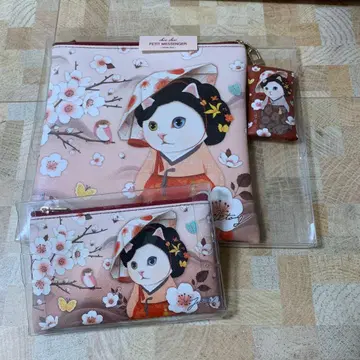 JETOY choo choo 고양이 숄더백과 파우치