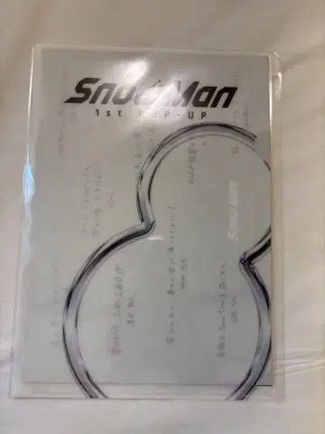 Snow Man 1st POP-UP 타이베이 미니 포스터