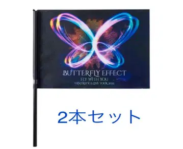 2개 FANTASTICS BUTTERFLY EFFECT 플래그