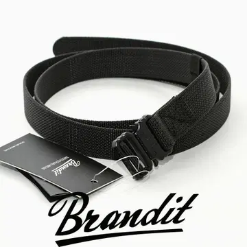 벨트 캔버스 BRANDIT 블랙 19335897 좁은 폭 밀리터리