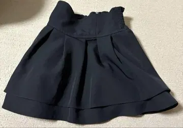 미셸 마카롱 슬림 레그 스커트 블랙 XS