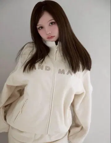 andmary Mary logo fleece jacket