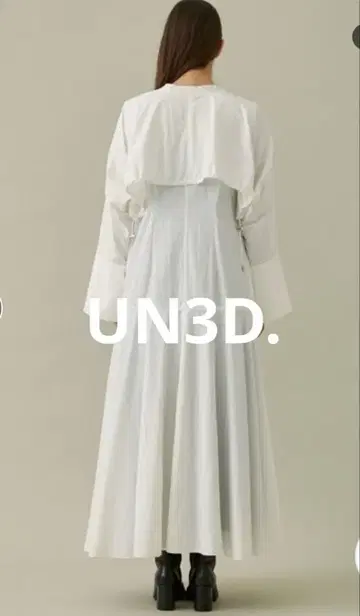 UN3D. 아쓰리드 원피스 롱 변형