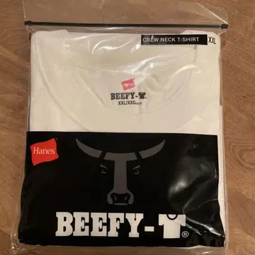 Hanes BEEFY-T 티셔츠 XXL 화이트