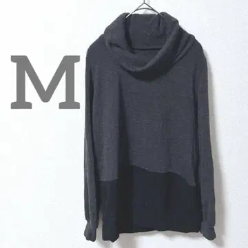 [ 인덱스/INDEX ] 티셔츠 터틀넥 다크 그레이 일본제 M