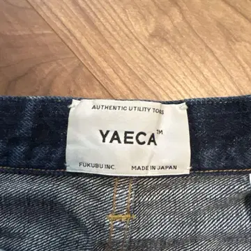 YAECA 스트레이트 데님 팬츠 사이즈 30 인디고