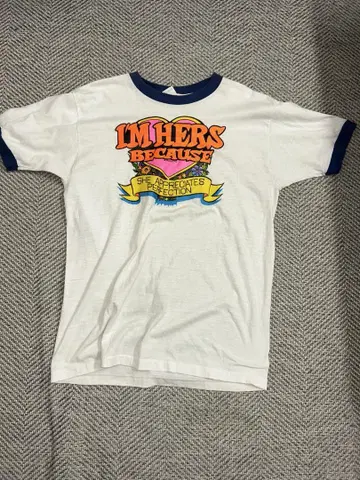 1975년제 BODY WEAR 링거T셔츠 XXL 굿 프린트