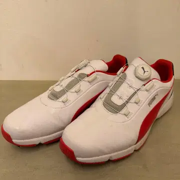 Puma 골프화 화이트/레드 28cm