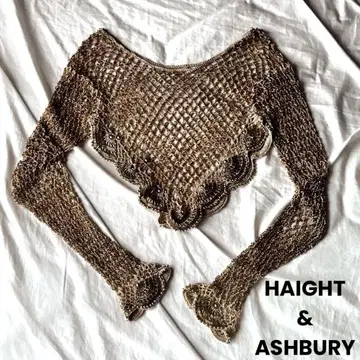 vintage HAIGHT&ASHBURY 여성용 긴팔 상의 비즈