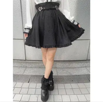 ROJITA 하트 버클 스커트