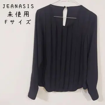 지나시스 미사용품 F 사이즈 턱 블라우스 JEANASIS