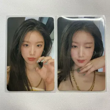 i-dle 슈화 회장 구매 혜택 트레이딩 카드 세트