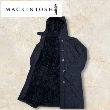 MACKINTOSH 매킨토시 퀼팅 코트 보아 블랙