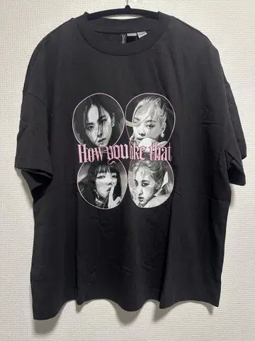Blackpink H&M 콜라보 T셔츠 택 포함 새상품 한정판 완판