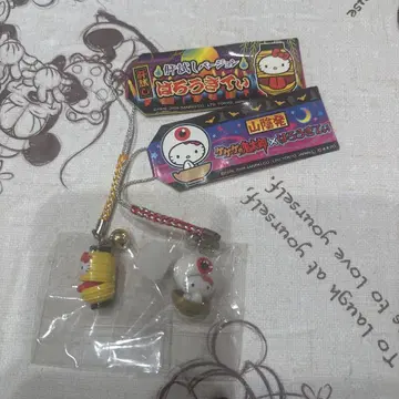 지역 한정 키티 산인 발 간담회 뿌리 스트랩 2개 세트