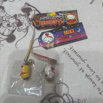 지역 한정 키티 산인 발 간담회 뿌리 스트랩 2개 세트