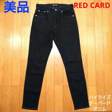 새상품급 REDCARD Anniversary 테이퍼드 블랙 레드카드