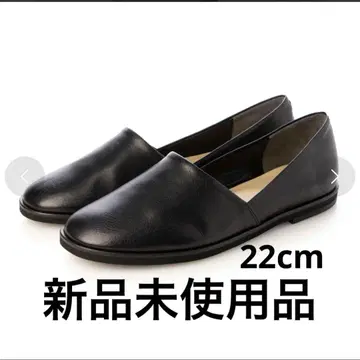 MARGARET HOWELL 블랙 플랫슈즈