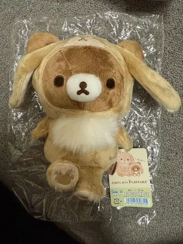 리락쿠마 귀 달린 봉제 인형