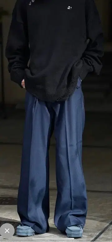 Wrangler WRANCHER WIDE 런처 네이비 사이즈 L