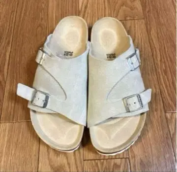 Birkenstock 취리히 베이지 스웨이드 샌들 39