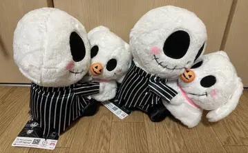 팀 버튼 나이트메어 비포 크리스마스 FukuFuku 페어 봉제 인형