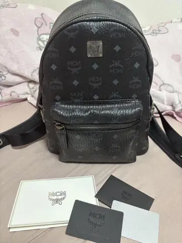 MCM 백팩 M 블랙