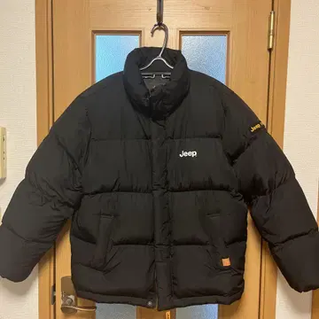 jeep 다운 자켓 블랙